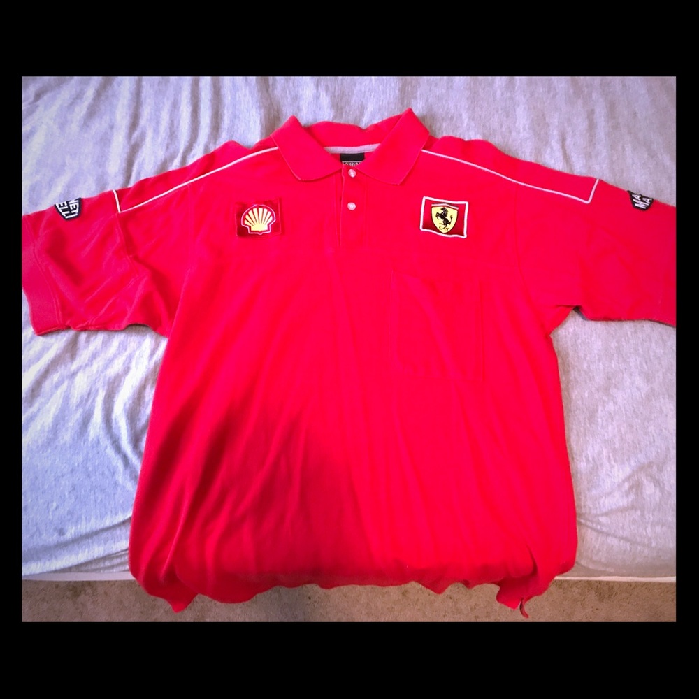 Vintage F1 Ferrari team polo